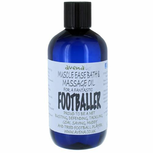 Muscle Ease Bath & Massage Oil for a Footballer 250ml - Herbalshire Handmade Herbal Products