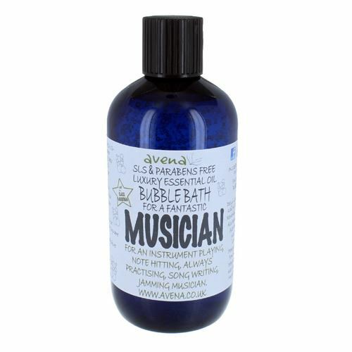 Musician’s Bubble Bath 250ml - Natural Product - Organic Base - Luxurious Gift - Herbalshire Handmade Herbal Products