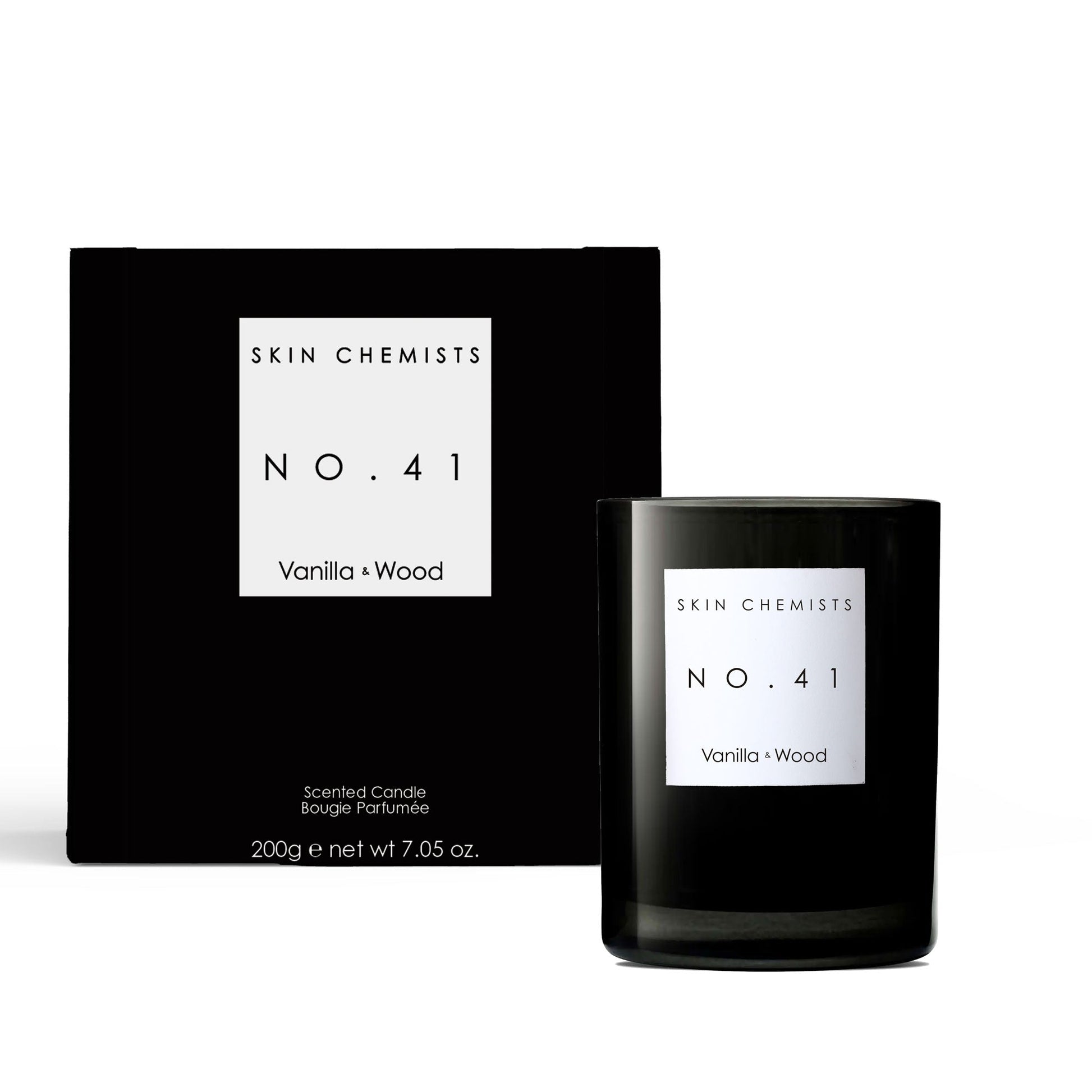 N0.41 Vanilla & Wood Candle 200g - Herbalshire Handmade Herbal Products