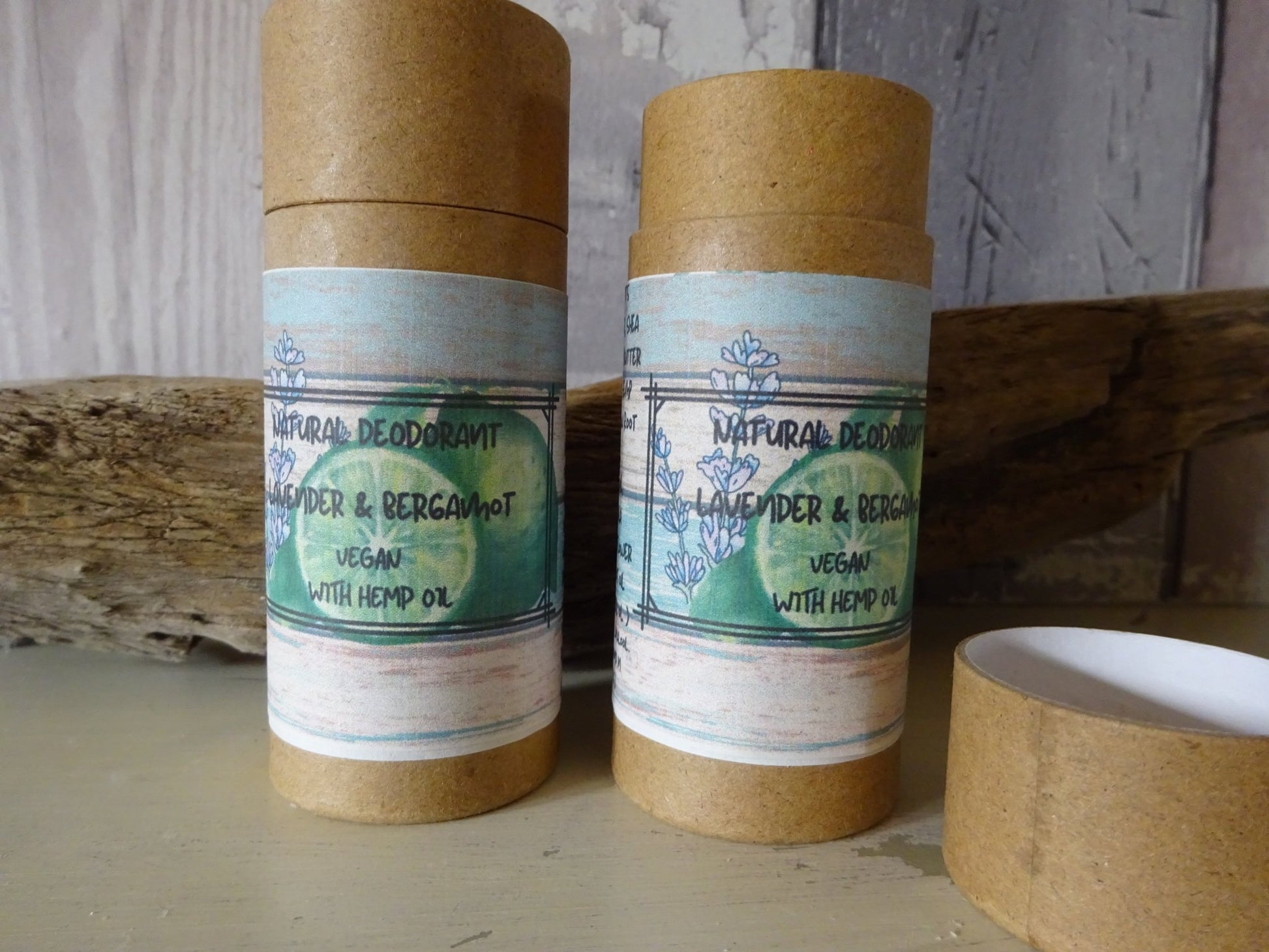 Natural Gentle Deodorant Lavender & Bergamot - Herbalshire Handmade Herbal Products