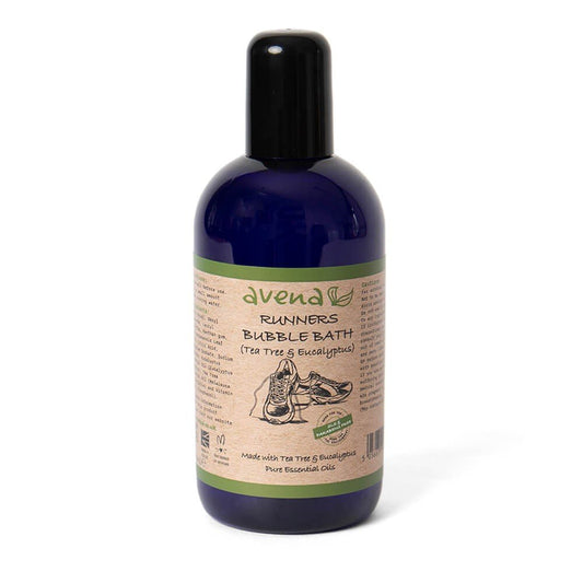 Natural Herbal Bubble Bath for Runner Chemical Free Made in Yorkshire 250ml - Herbalshire Handmade Herbal Products