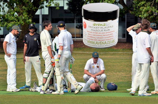 Natural Herbal Muscle Rub Cricketer Cricket Gifts Ideas Themed Cricket Gift 60ml - Herbalshire Handmade Herbal Products
