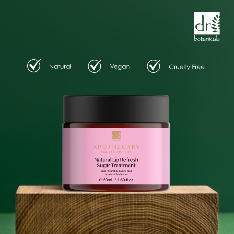 Natural Lip Refresh Sugar Treatment 50ml - Herbalshire Handmade Herbal Products