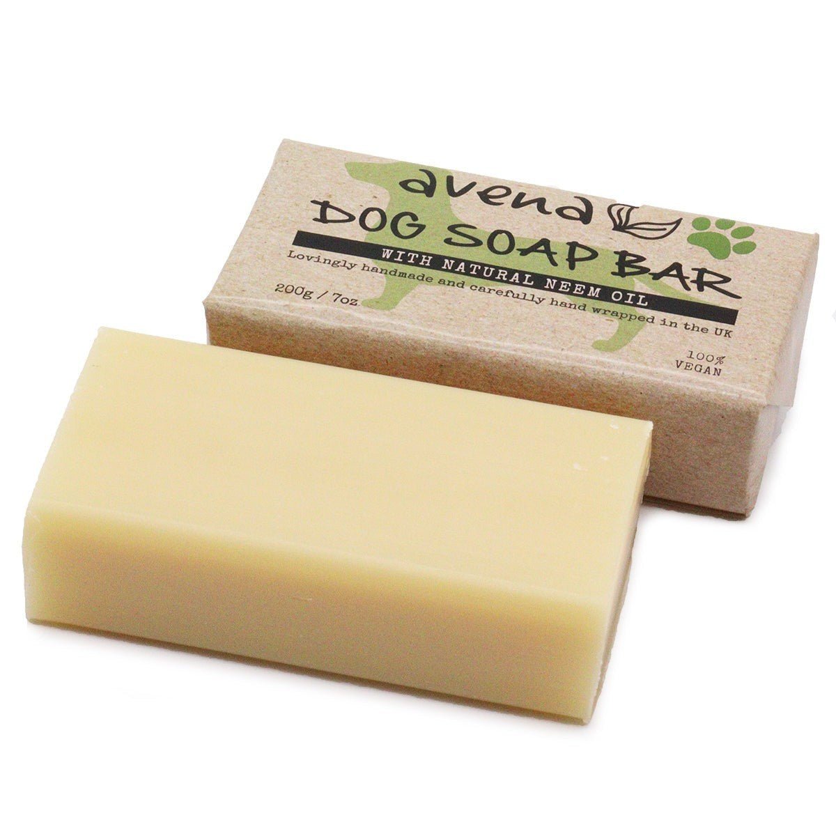 Natural Neem Dog Shampoo Bar 200g Solid Shampoo Bar Made Neem Extracts Gentle E - Herbalshire Handmade Herbal Products