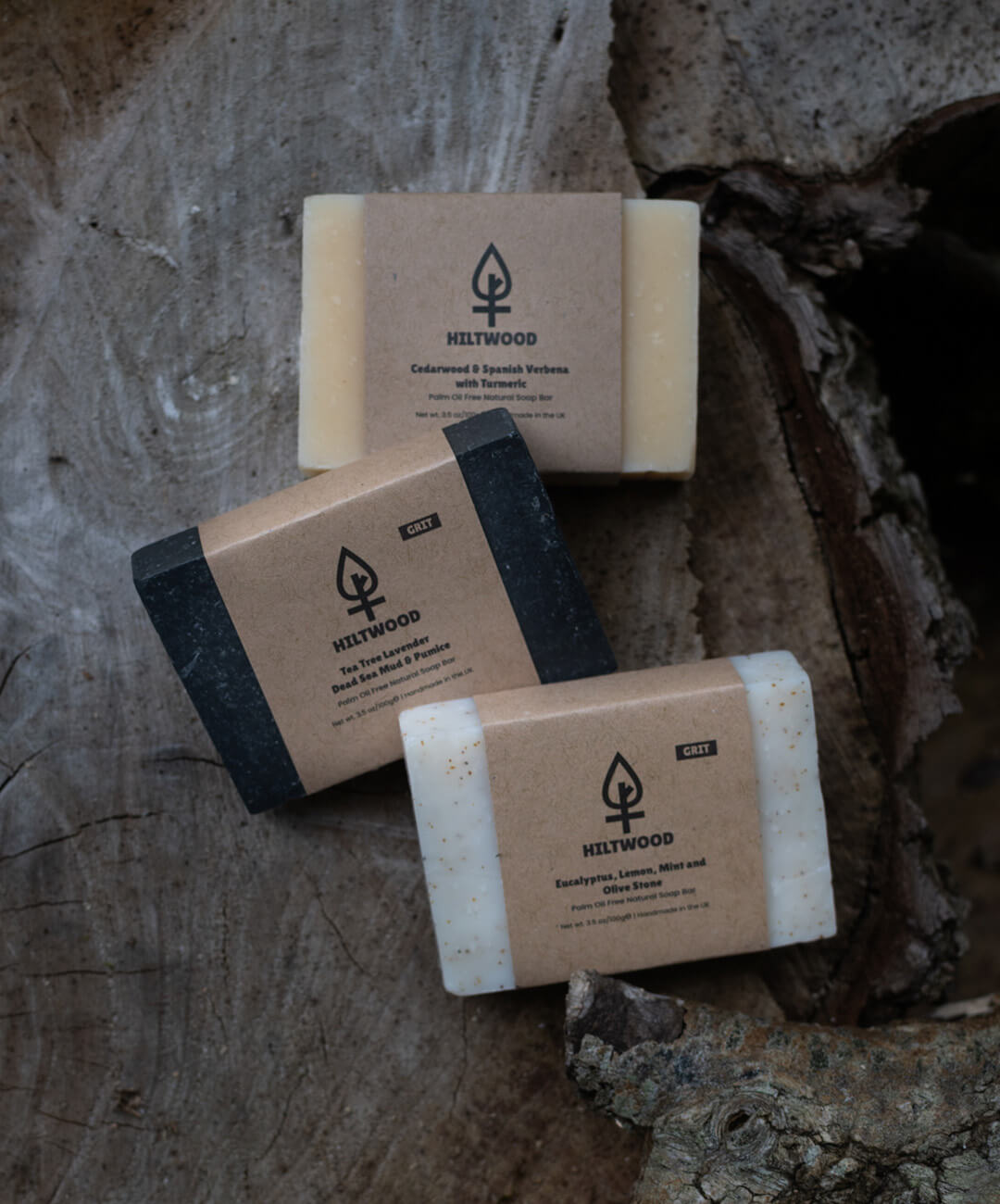Natural Soap Bar Bundle (4 pack) - Herbalshire Handmade Herbal Products