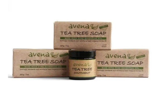 Natural Tea Tree Antiseptic Gift Set | 3x Soap & Ointment | Herbalshire UK - Herbalshire Handmade Herbal Products