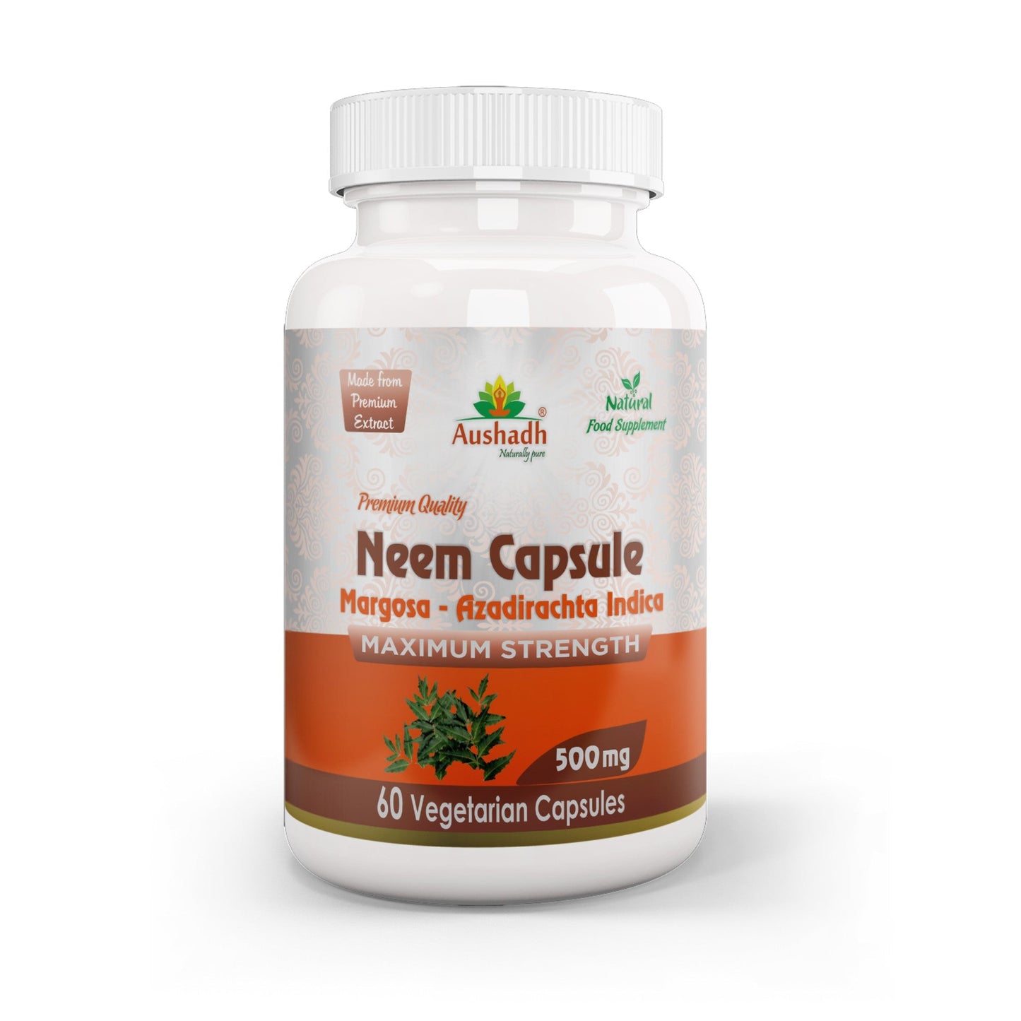 Neem (Margosa) Capsule - Herbalshire Handmade Herbal Products
