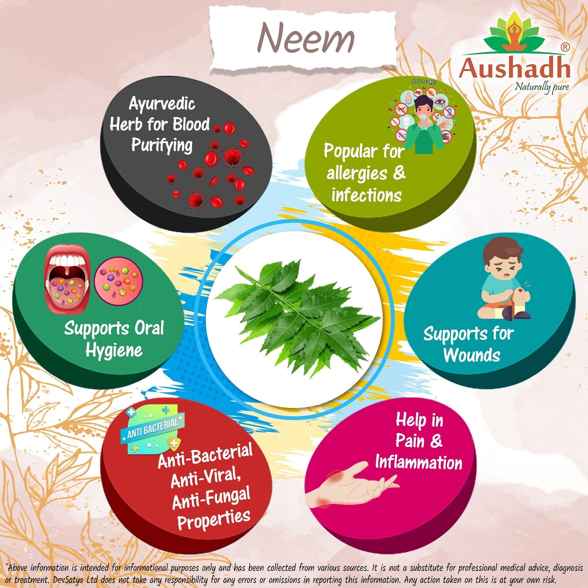 Neem (Margosa) Powder - Herbalshire Handmade Herbal Products