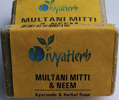 Neem Multani Matti Soap 100grm - Herbalshire Handmade Herbal Products