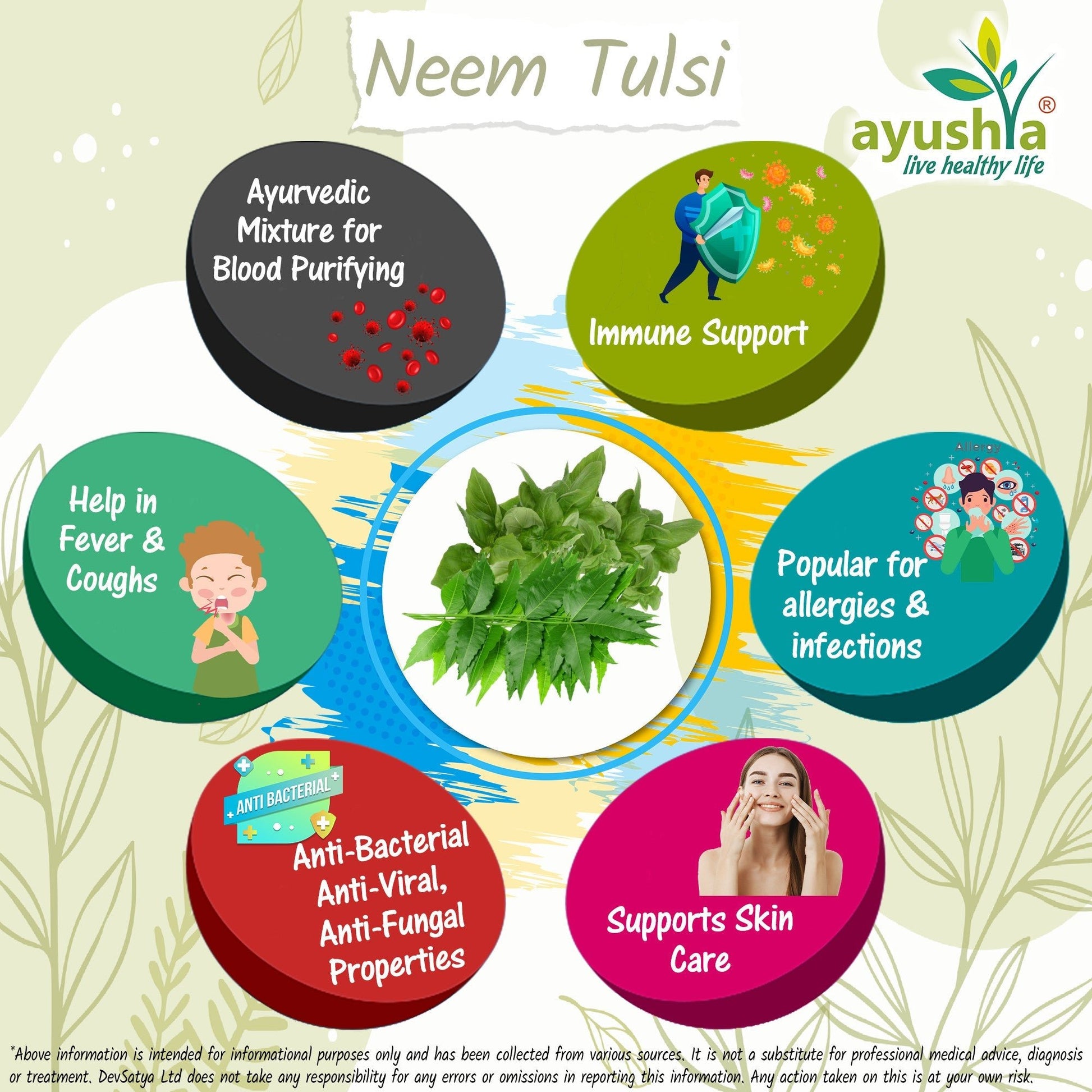 Neem Tulsi Capsule - Herbalshire Handmade Herbal Products