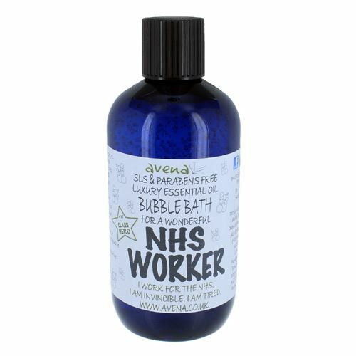 NHS Staff Bubble Bath - Natural Product - Organic Base - Luxurious Gift 250ml - Herbalshire Handmade Herbal Products