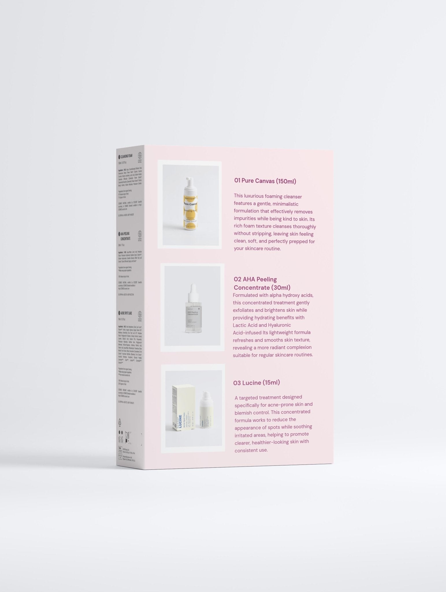 Noir & Gold™ Acne Care Collection Box - Herbalshire Handmade Herbal Products