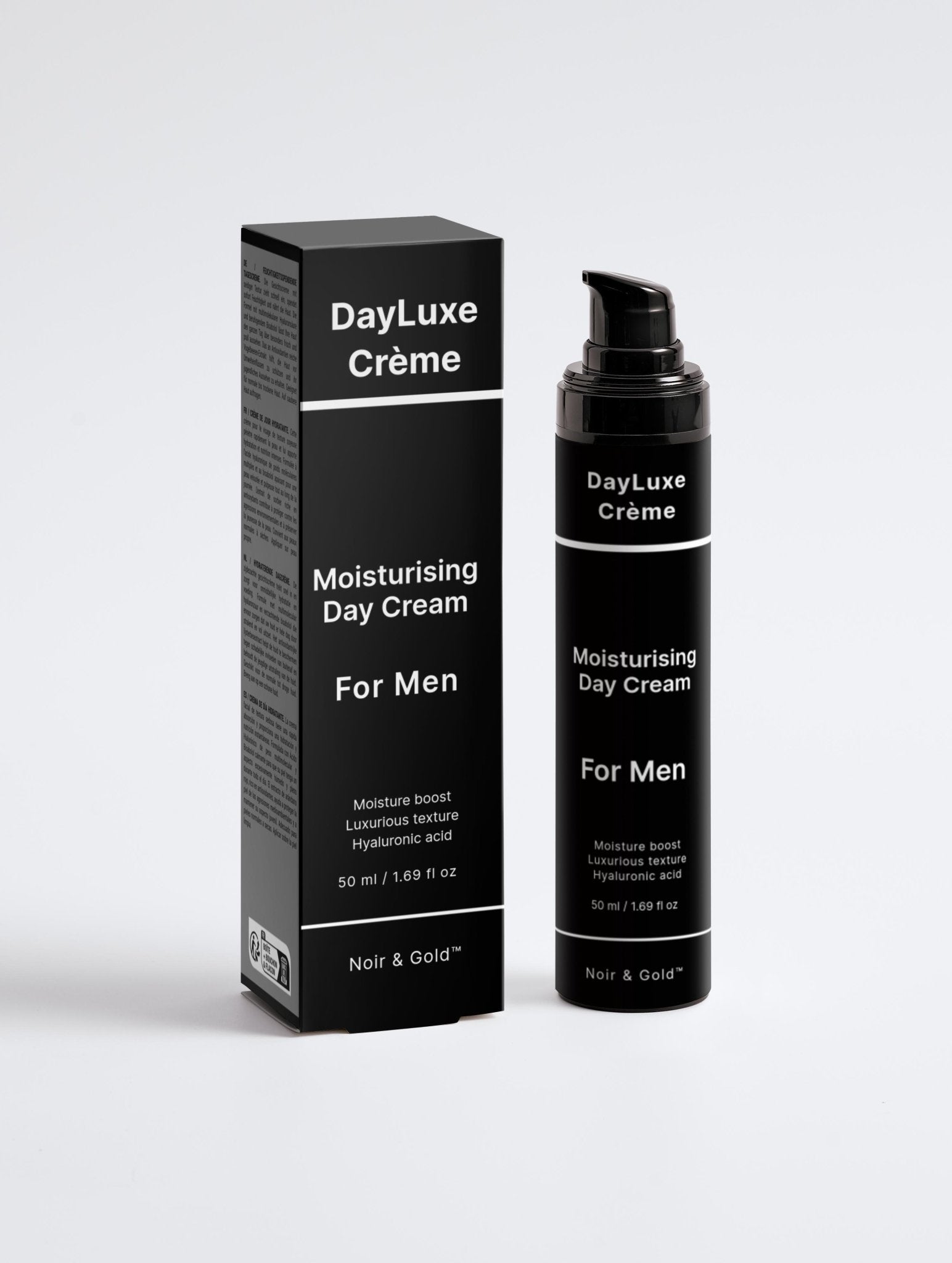 Noir & Gold™ DayLuxe Crème For Men - Herbalshire Handmade Herbal Products