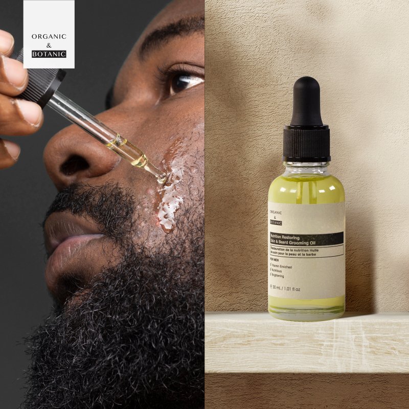 Nutrition Restoring Skin & Beard Grooming Oil 30ml - Herbalshire Handmade Herbal Products