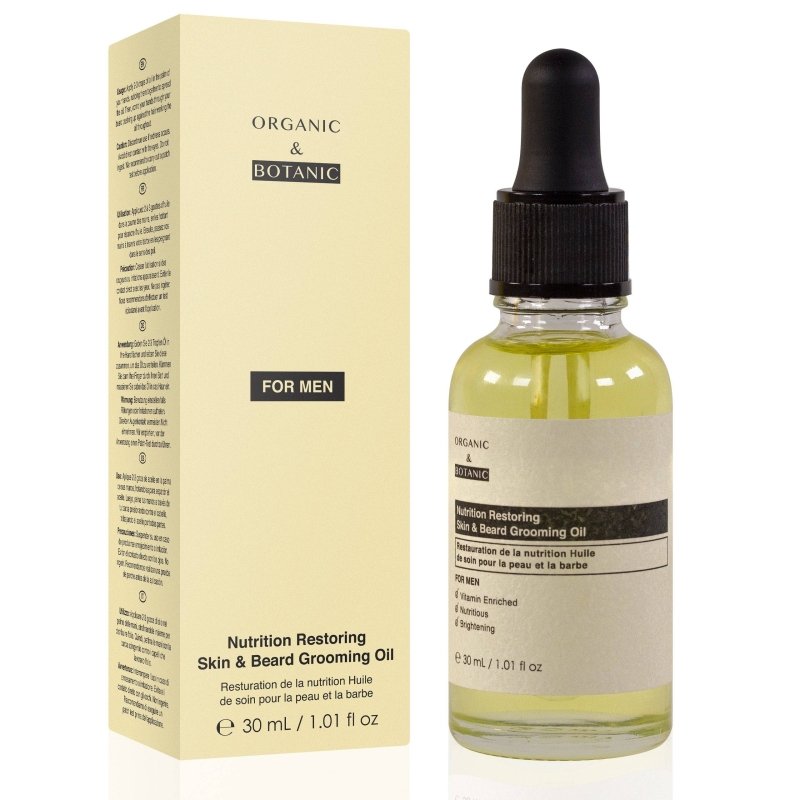 Nutrition Restoring Skin & Beard Grooming Oil 30ml - Herbalshire Handmade Herbal Products