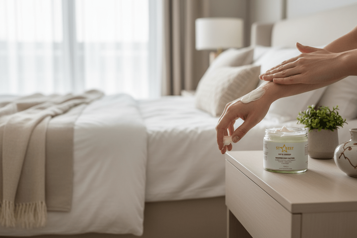 Oat & Rosehip Whipped Body Butter – 100% Organic Relief for Eczema & Dry Skin - Herbalshire Handmade Herbal Products