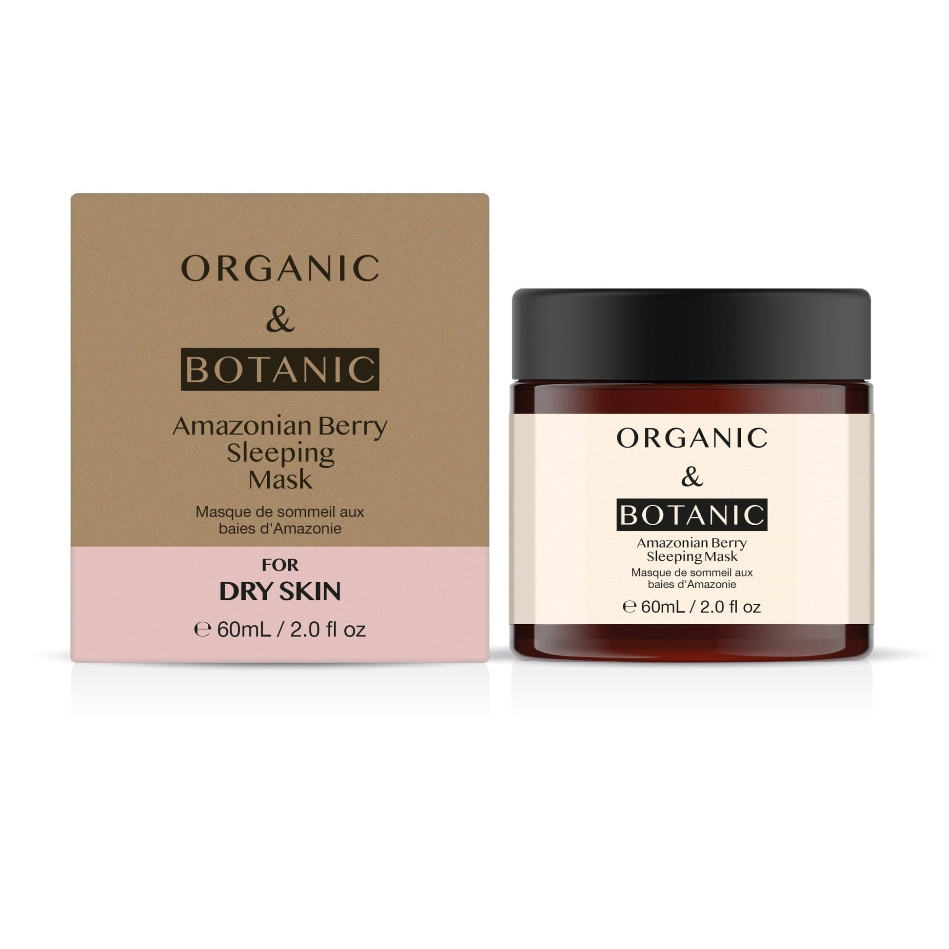 OB Amazonian Berry Serum and Sleeping Mask + Madagascan Coconut Day Cream and Eye Serum - Herbalshire Handmade Herbal Products