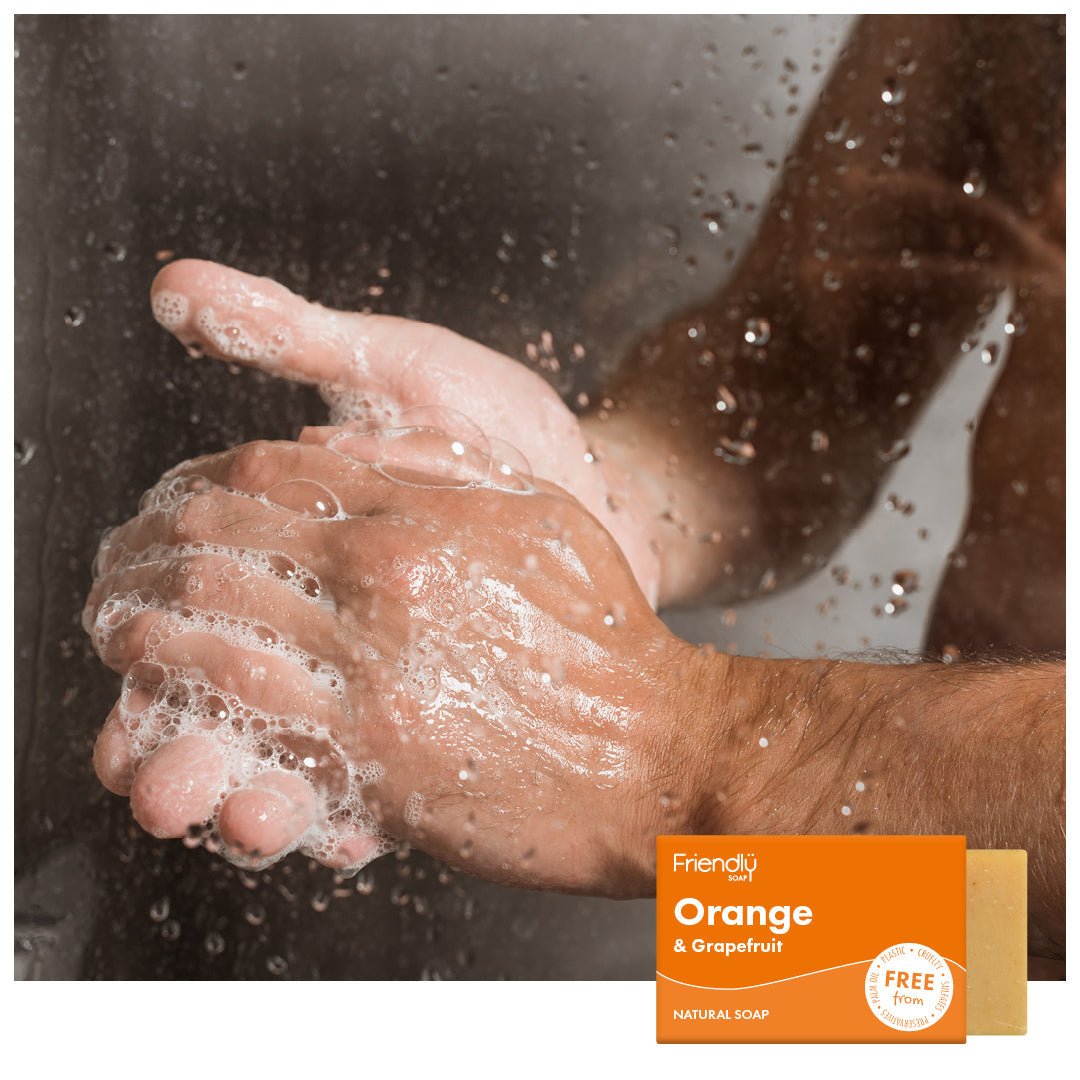 Orange & Grapefruit Natural Soap - Herbalshire Handmade Herbal Products