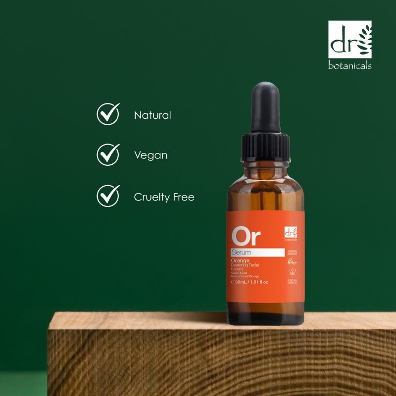Orange Restoring Facial Serum 30ml - Herbalshire Handmade Herbal Products
