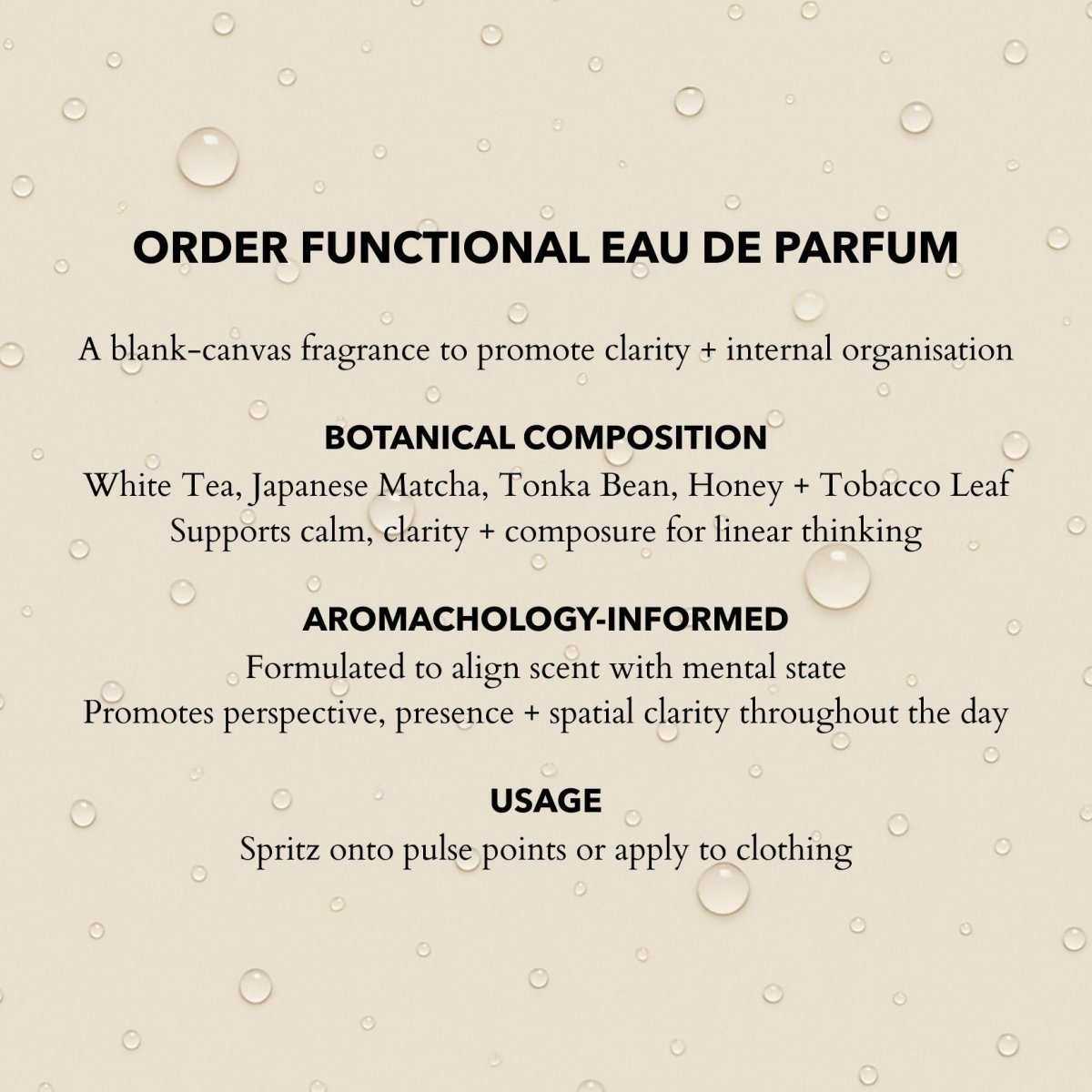 Order Functional Parfum - Herbalshire Handmade Herbal Products