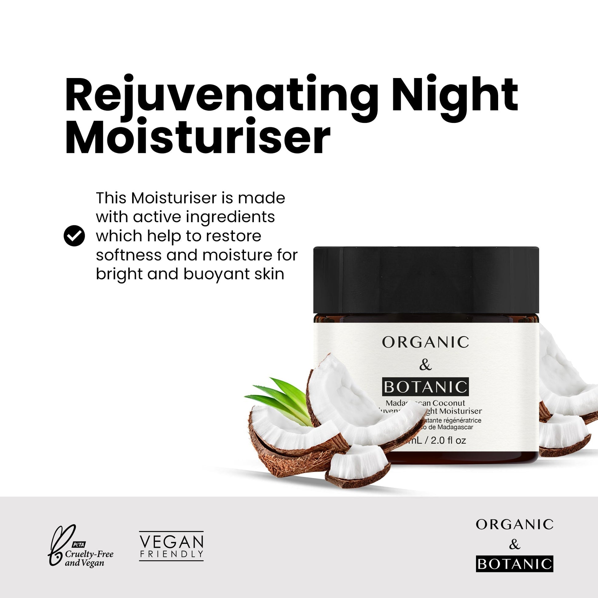 Organic & Botanic Madagascan Coconut Skincare Set - Herbalshire Handmade Herbal Products