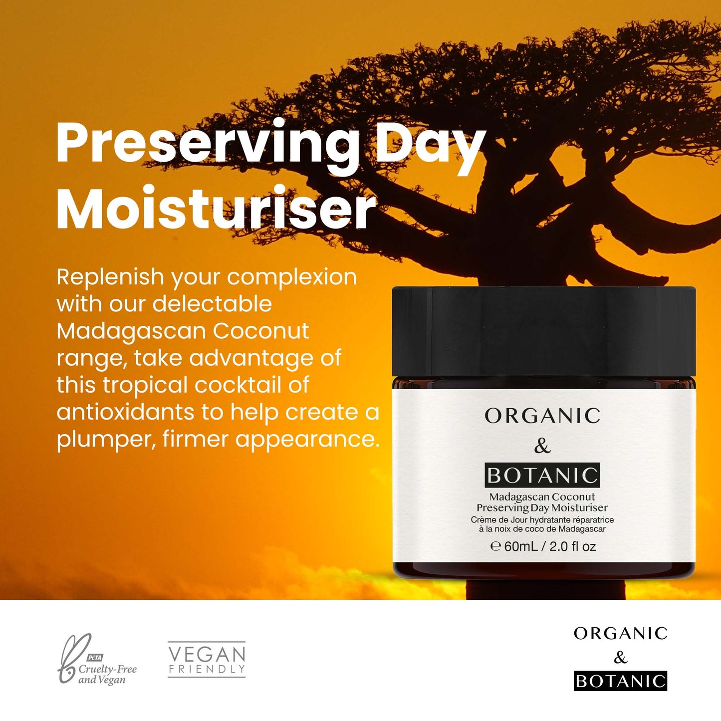 Organic & Botanic Madagascan Coconut Skincare Set - Herbalshire Handmade Herbal Products