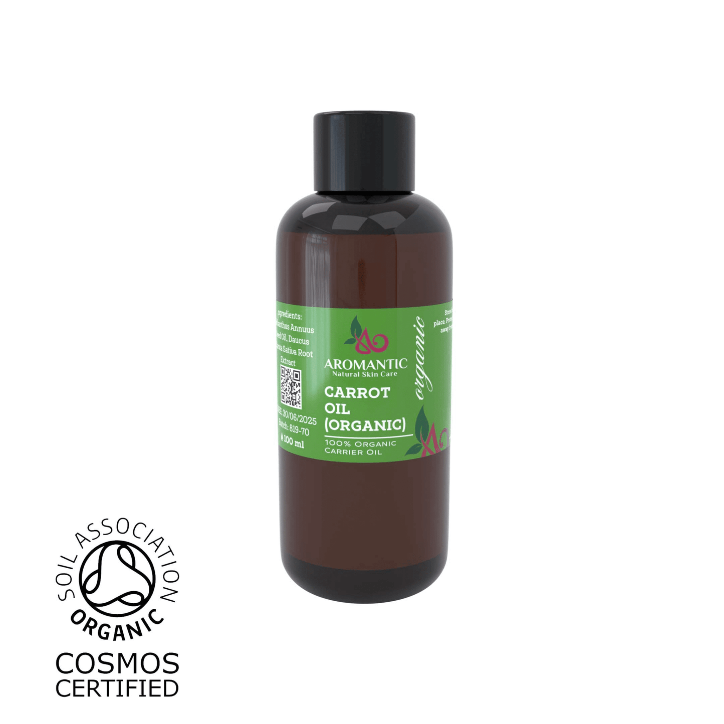 Organic Carrot Oil - Herbalshire Handmade Herbal Products