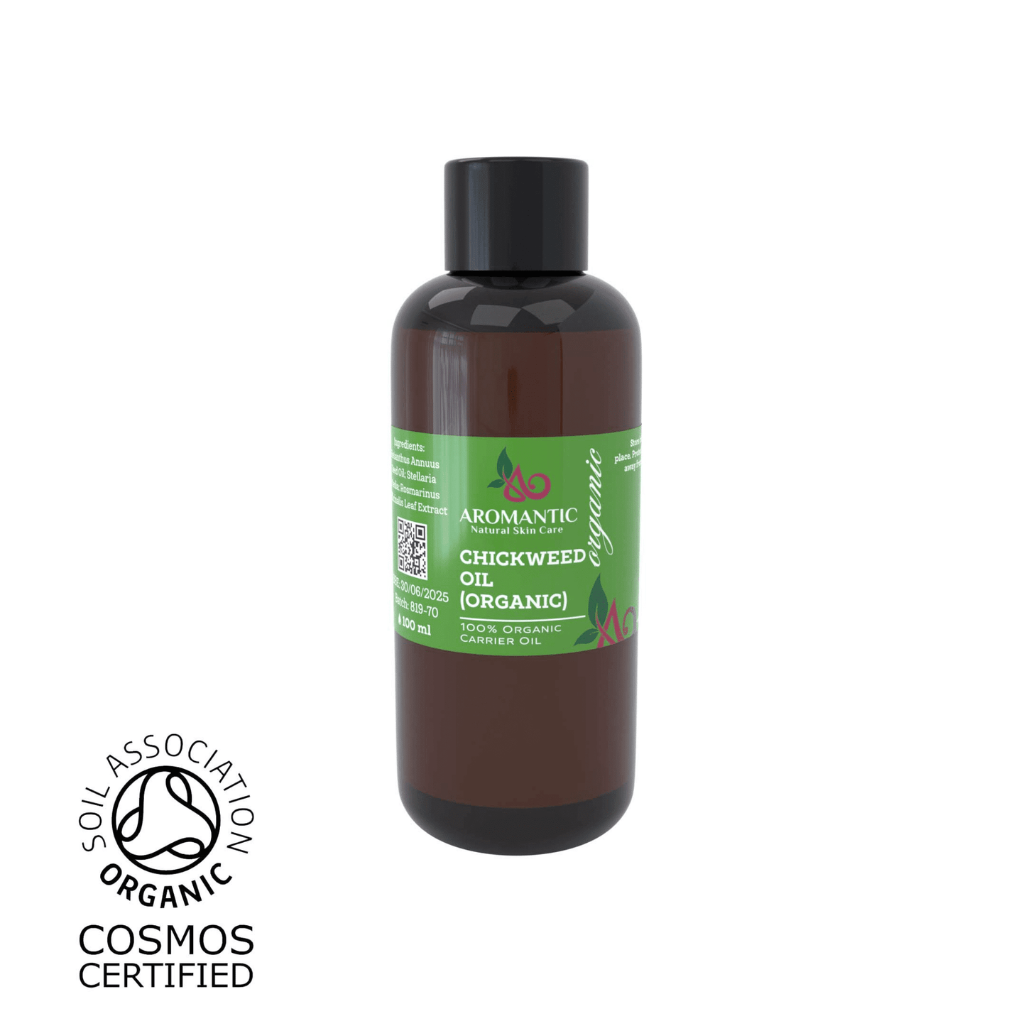 Organic Chickweed Oil - Herbalshire Handmade Herbal Products