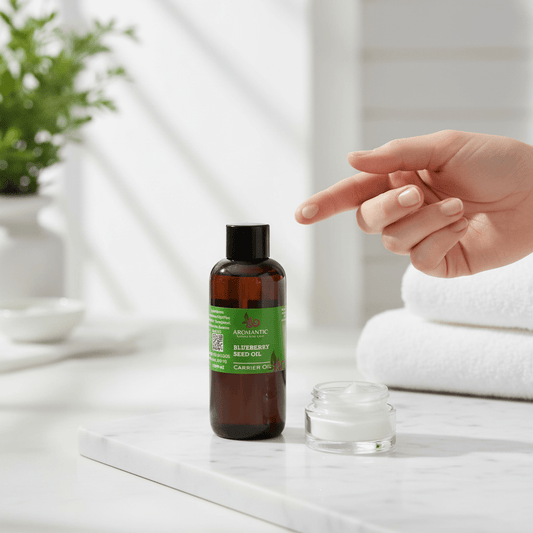 Pure Cold-Pressed Blueberry Seed Oil | 100% Organic Facial Serum - Herbalshire Handmade Herbal Products