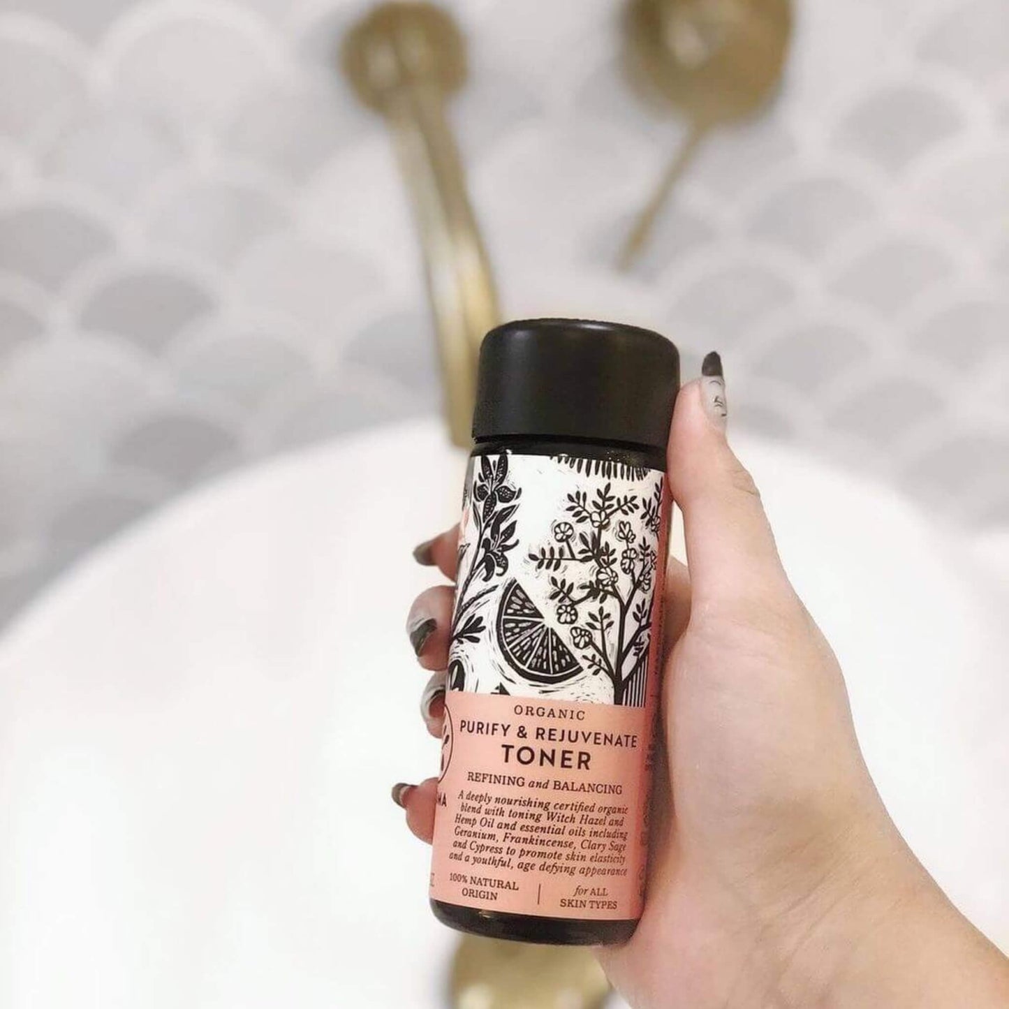 Organic Purify and Rejuvenate Toner - Herbalshire Handmade Herbal Products