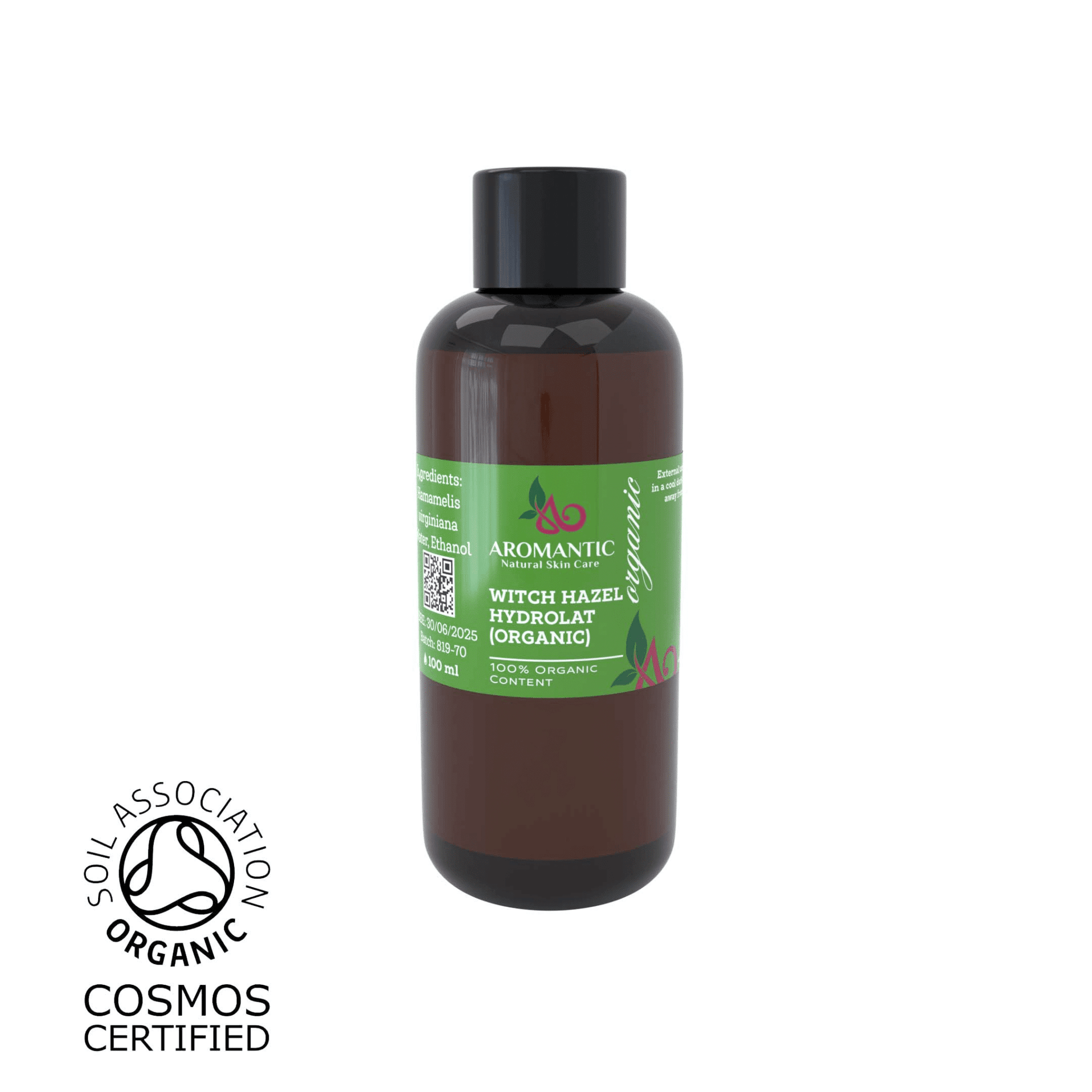 Organic Witch Hazel Hydrolat - Herbalshire Handmade Herbal Products