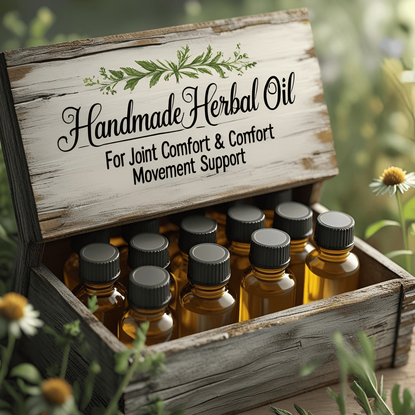 Osteoarthritis Knee Joint Pain Relief Oil – Natural O.S.T. Massage Blend - Herbalshire Handmade Herbal Products