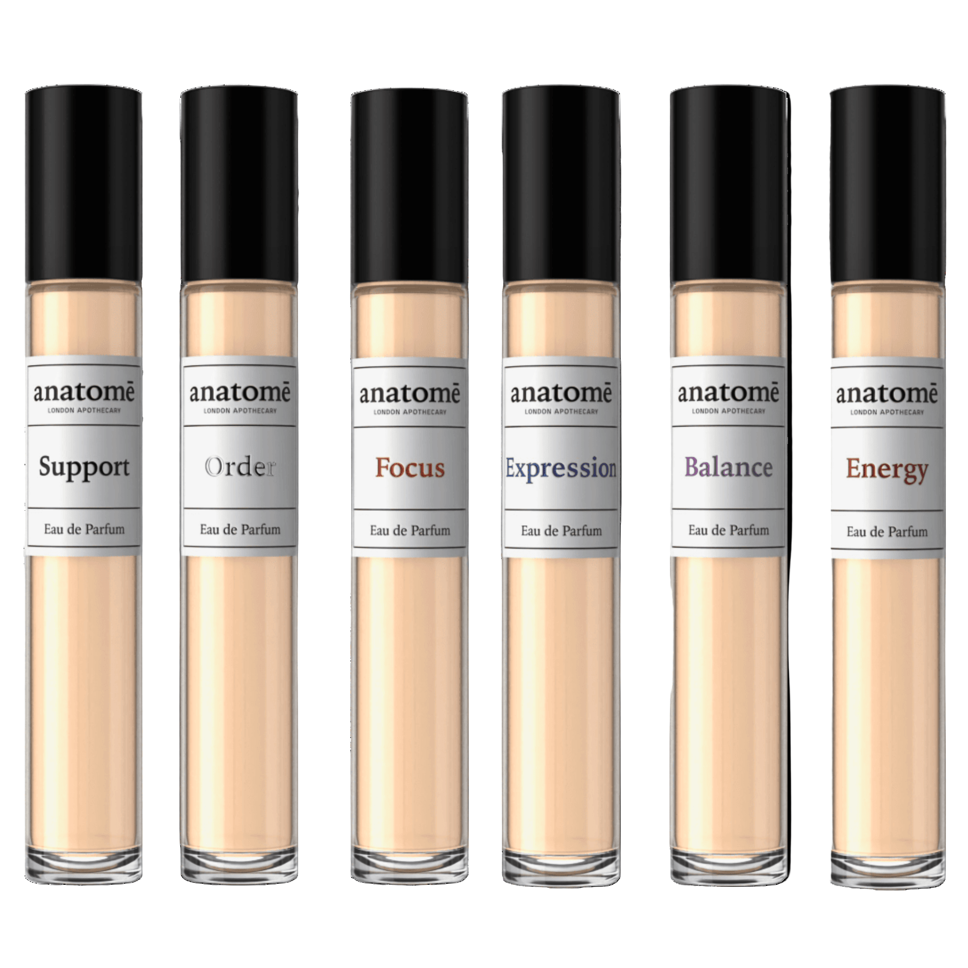 Parfum Travel Discovery Set — 6 Wellbeing Parfums | Portable 10ml Sprays | anatomē - Herbalshire Handmade Herbal Products