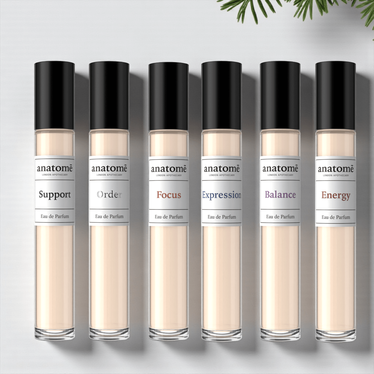 Parfum Travel Discovery Set — 6 Wellbeing Parfums | Portable 10ml Sprays | anatomē