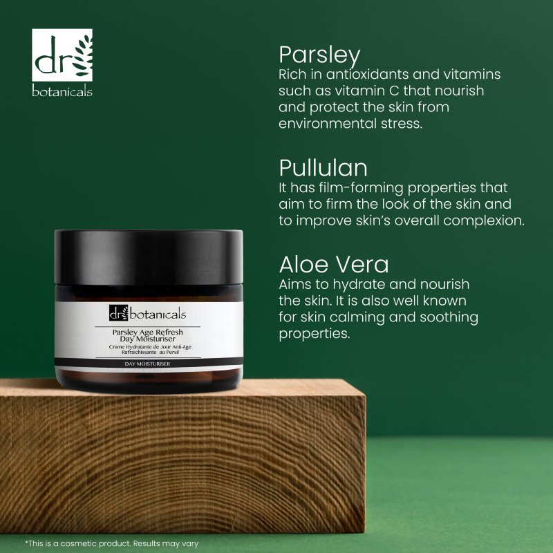 Parsley Age Refresh Day Moisturiser 50ml - Herbalshire Handmade Herbal Products