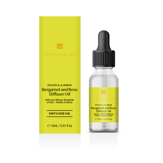 Peaceful & Serene Bergamot & Rose Diffuser Oil 15ml - Herbalshire Handmade Herbal Products