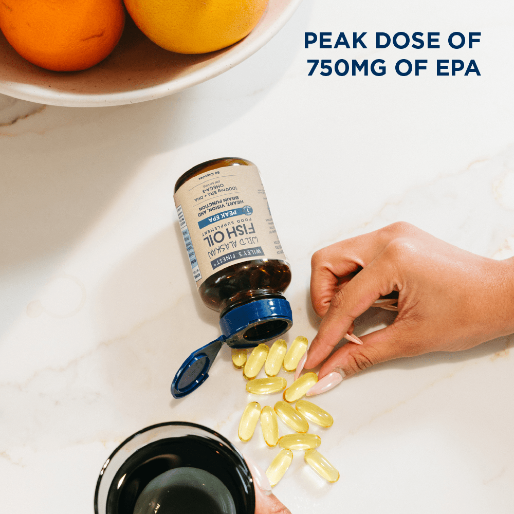 PEAK EPA Omega - 3 Fish Oil Capsules - Herbalshire Handmade Herbal Products
