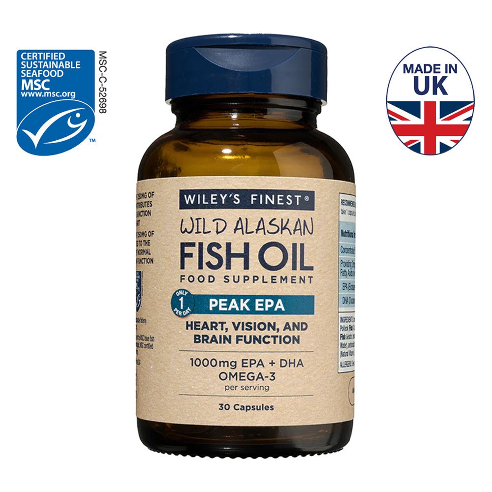 PEAK EPA Omega - 3 Fish Oil Capsules - Herbalshire Handmade Herbal Products