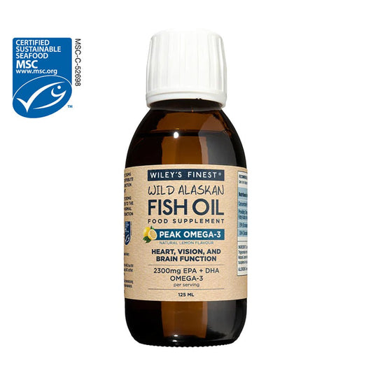 PEAK OMEGA - 3 Fish Oil Liquid (Lemon) - Herbalshire Handmade Herbal Products