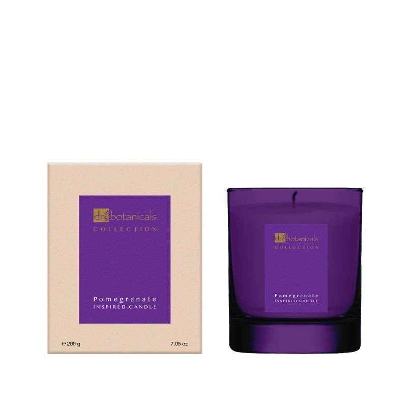 Pomegranate Inspired Candle 200g - Herbalshire Handmade Herbal Products