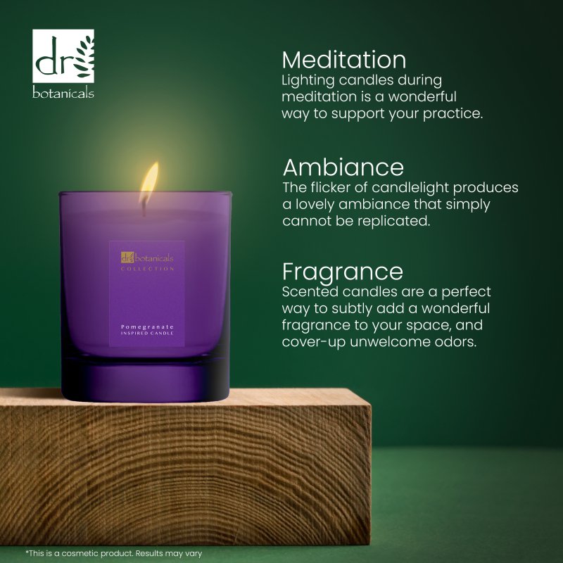 Pomegranate Inspired Candle 200g - Herbalshire Handmade Herbal Products