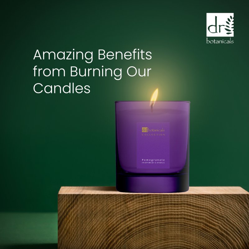 Pomegranate Inspired Candle 200g - Herbalshire Handmade Herbal Products