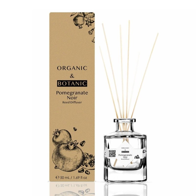 Pomegranate Noir Reed Diffuser 50ml - Herbalshire Handmade Herbal Products