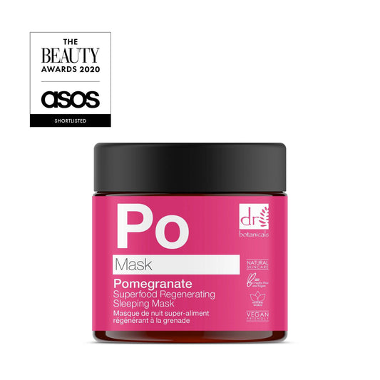 Pomegranate Superfood Regenerating Sleeping Mask 60ml - Herbalshire Handmade Herbal Products