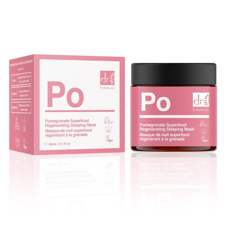 Pomegranate Superfood Regenerating Sleeping Mask 60ml - Herbalshire Handmade Herbal Products