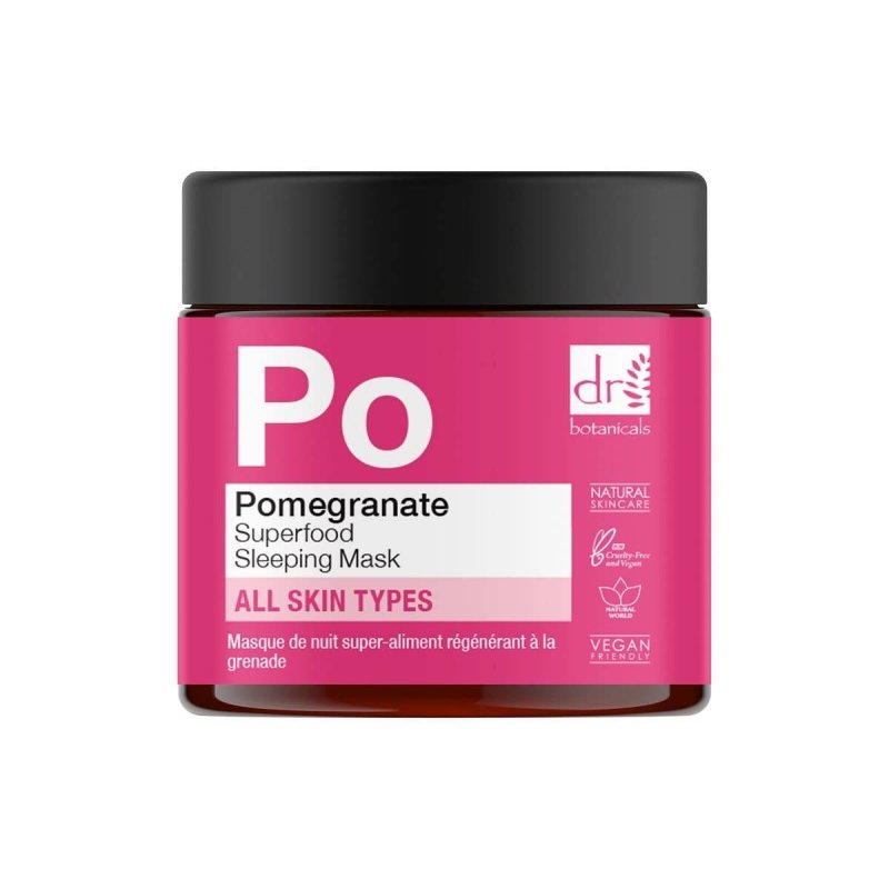 Pomegranate Superfood Regenerating Sleeping Mask 60ml - Herbalshire Handmade Herbal Products