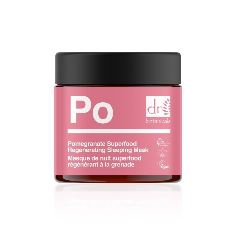Pomegranate Superfood Regenerating Sleeping Mask 60ml - Herbalshire Handmade Herbal Products