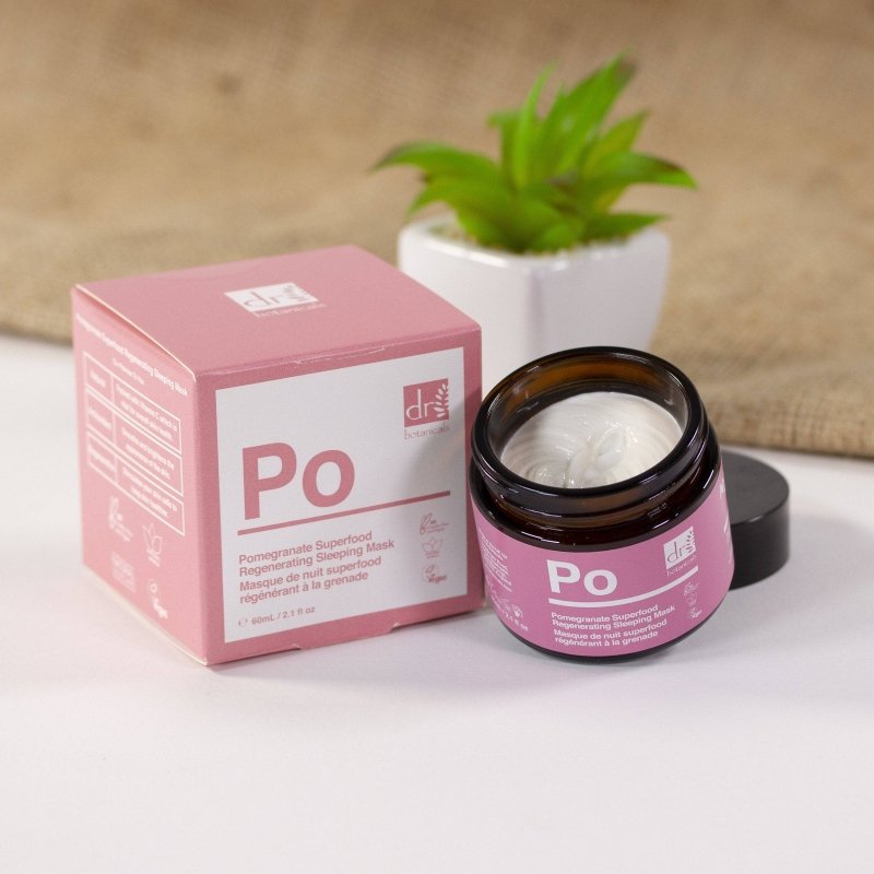 Pomegranate Superfood Regenerating Sleeping Mask 60ml - Herbalshire Handmade Herbal Products