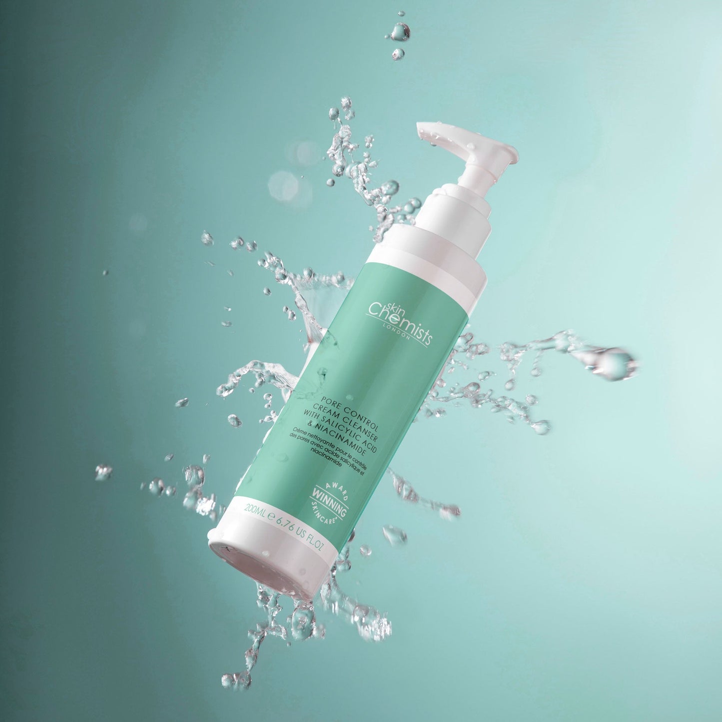 Pore Control Cream Cleanser with Salicylic Acid & Niacinamide 200ml - Herbalshire Handmade Herbal Products