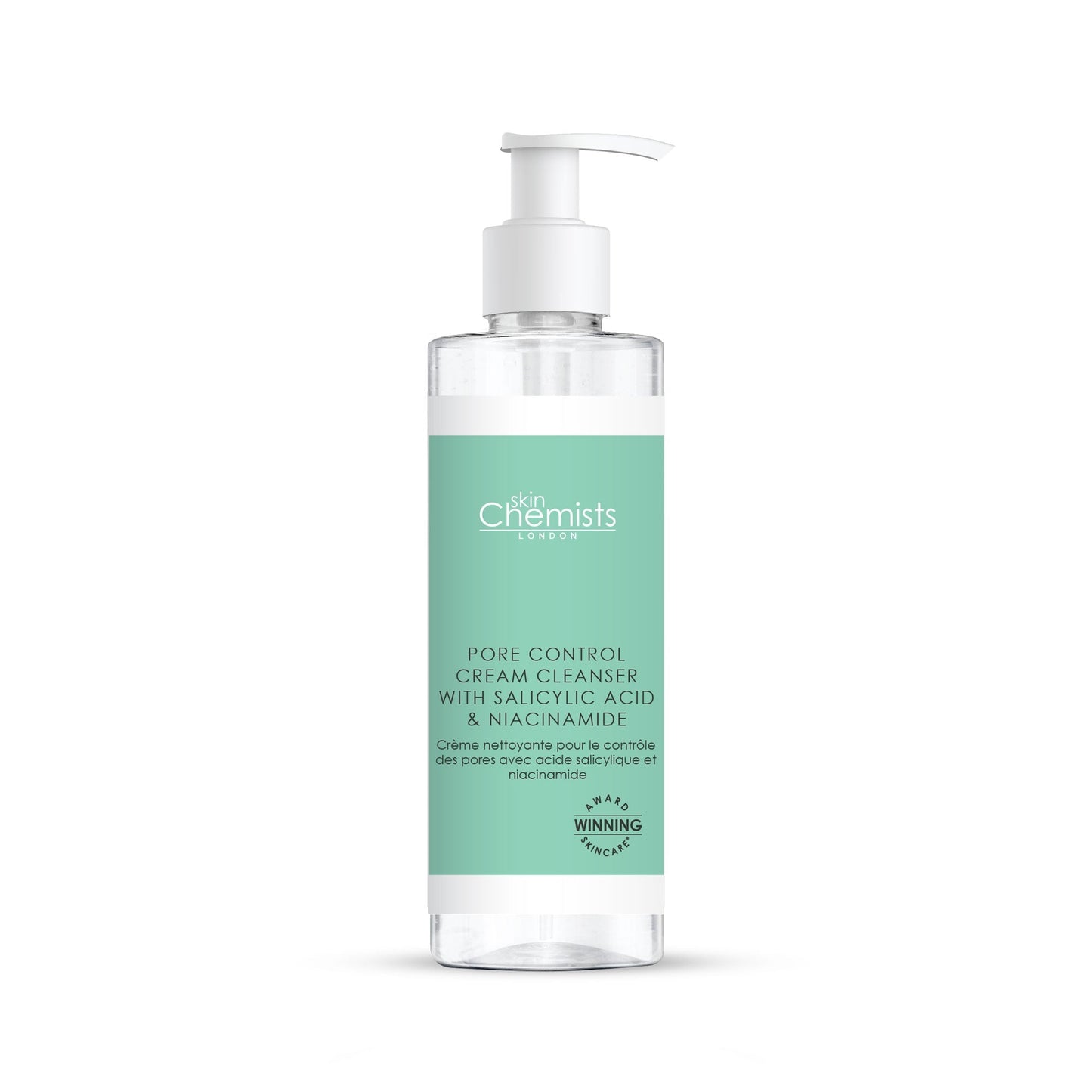 Pore Control Cream Cleanser with Salicylic Acid & Niacinamide 200ml - Herbalshire Handmade Herbal Products